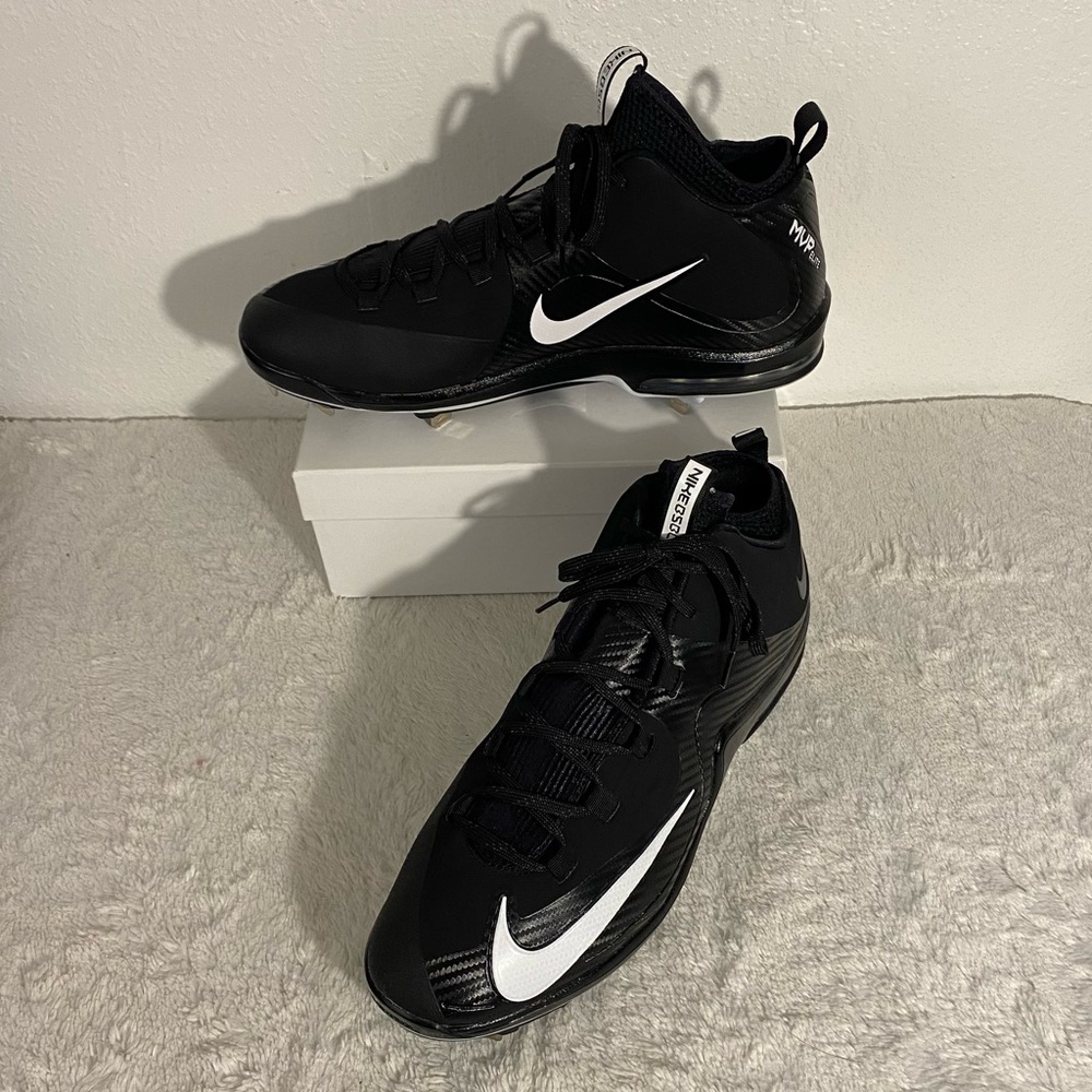 Nike Air Max MVP Elite Metal Baseball Cleats Men’s Size 14 Black